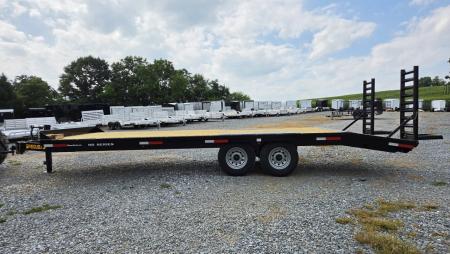 New 2027 Pequea Trailers HDDO 24' RAMP Deckover Trailer