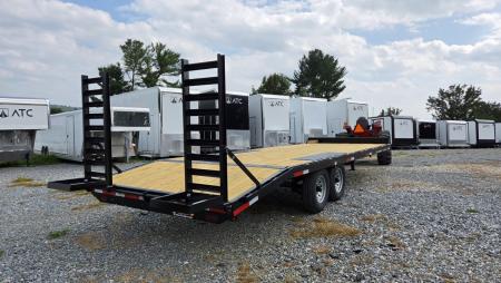 New 2027 Pequea Trailers HDDO 24' RAMP Deckover Trailer