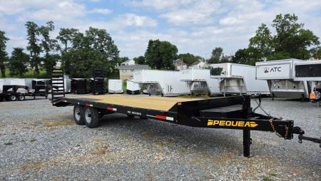 New 2027 Pequea Trailers HDDO 24' RAMP Deckover Trailer