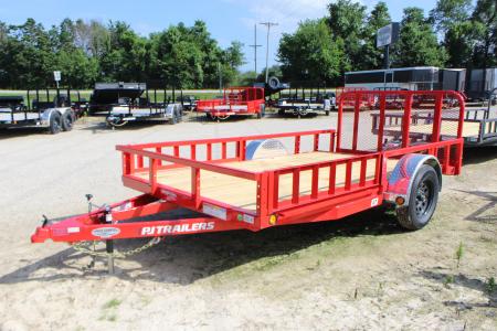 New 2027 PJ Trailers 77  x 12' U7 Utility Trailer