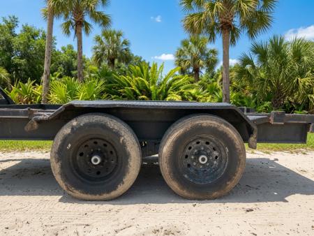 Consignment 2022 7x16 Gooseneck Dump Trailer – 14K GVWR | 4' Sides | Barn Doors Dump Trailer