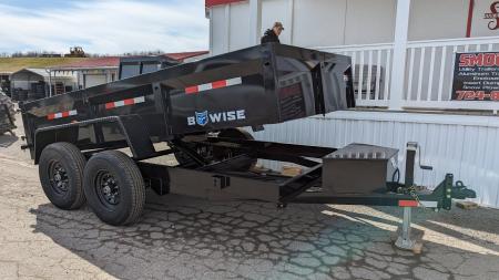 New 2027 BWise 6x12 Lo Pro Equipment Dump Trailer