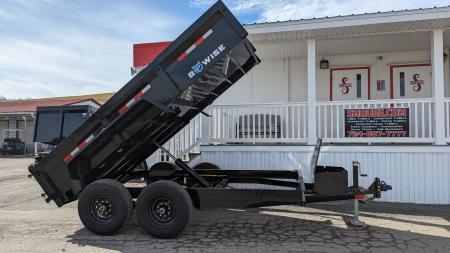 New 2027 BWise 6x12 Lo Pro Equipment Dump Trailer