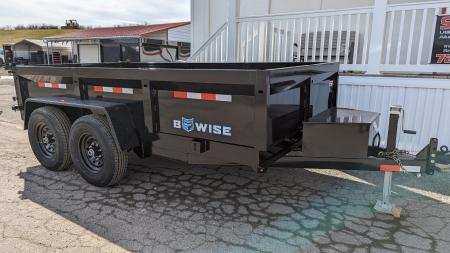 New 2027 BWise 6x12 Lo Pro Equipment Dump Trailer