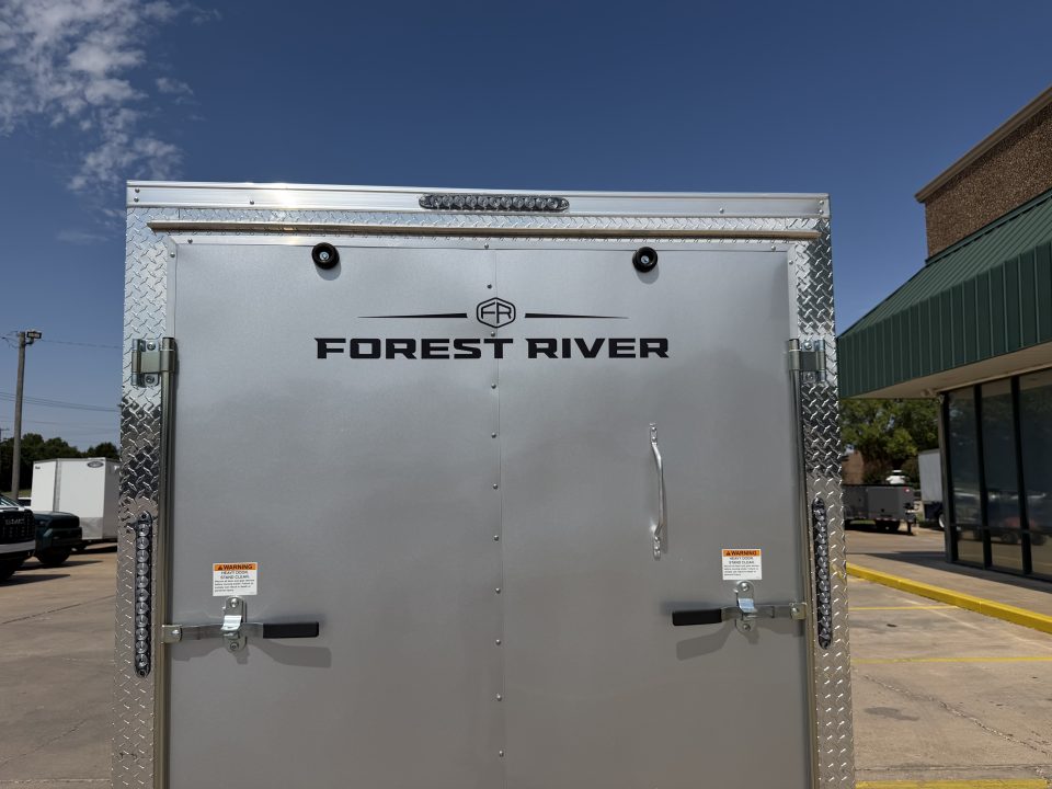 New #056767 2027 Forest River TA2 6 X 12 TANDEM AXLE 7K ENCLOSED W/ REAR RAMP DOOR