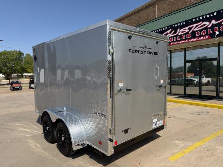 New #056767 2027 Forest River TA2 6 X 12 TANDEM AXLE 7K ENCLOSED W/ REAR RAMP DOOR