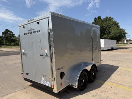 New #056767 2027 Forest River TA2 6 X 12 TANDEM AXLE 7K ENCLOSED W/ REAR RAMP DOOR