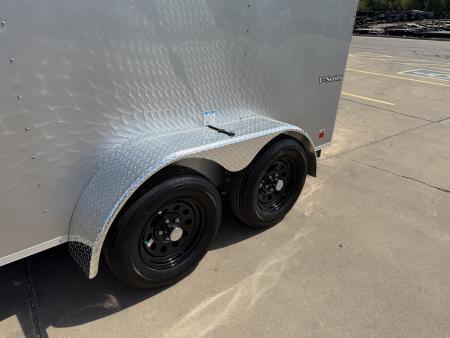 New #056767 2027 Forest River TA2 6 X 12 TANDEM AXLE 7K ENCLOSED W/ REAR RAMP DOOR