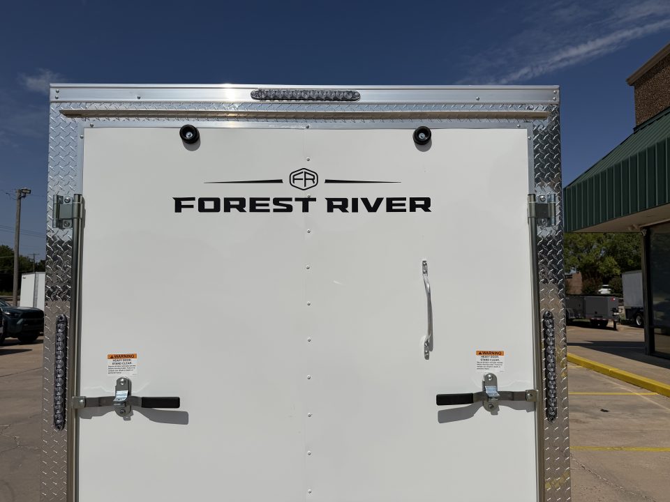 New #056765 2027 Forest River TA2 6 X 12 TANDEM AXLE 7K ENCLOSED W/ REAR RAMP DOOR