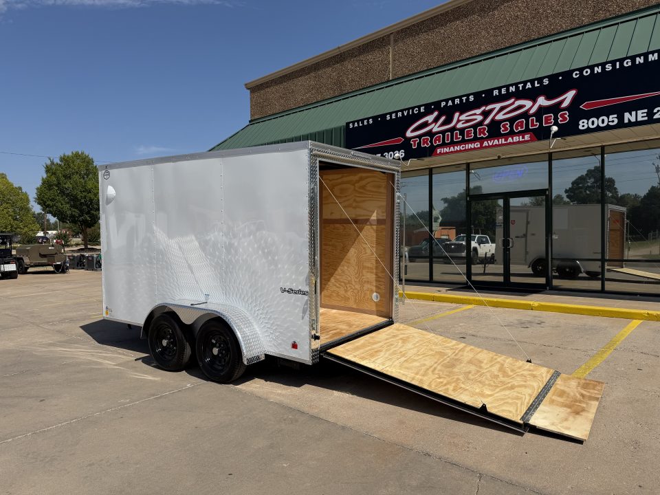 New #056765 2027 Forest River TA2 6 X 12 TANDEM AXLE 7K ENCLOSED W/ REAR RAMP DOOR