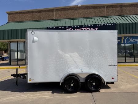 New #056765 2027 Forest River TA2 6 X 12 TANDEM AXLE 7K ENCLOSED W/ REAR RAMP DOOR