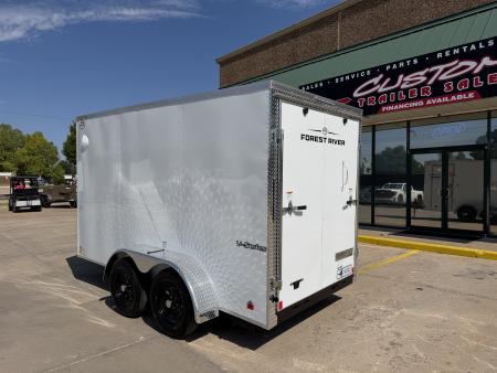 New #056765 2027 Forest River TA2 6 X 12 TANDEM AXLE 7K ENCLOSED W/ REAR RAMP DOOR