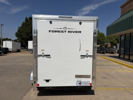 New #056765 2027 Forest River TA2 6 X 12 TANDEM AXLE 7K ENCLOSED W/ REAR RAMP DOOR