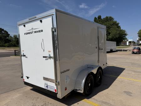 New #056765 2027 Forest River TA2 6 X 12 TANDEM AXLE 7K ENCLOSED W/ REAR RAMP DOOR