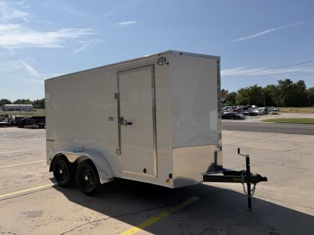 New #056765 2027 Forest River TA2 6 X 12 TANDEM AXLE 7K ENCLOSED W/ REAR RAMP DOOR