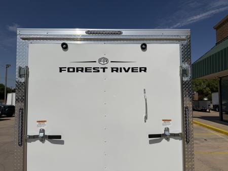 New #056765 2027 Forest River TA2 6 X 12 TANDEM AXLE 7K ENCLOSED W/ REAR RAMP DOOR