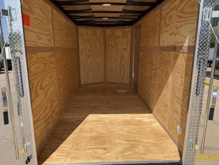 New #056765 2027 Forest River TA2 6 X 12 TANDEM AXLE 7K ENCLOSED W/ REAR RAMP DOOR