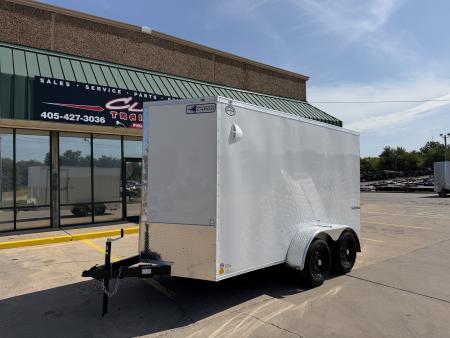 New #056766 2027 Forest River TA2 6 X 12 TANDEM AXLE 7K ENCLOSED W/ REAR RAMP DOOR