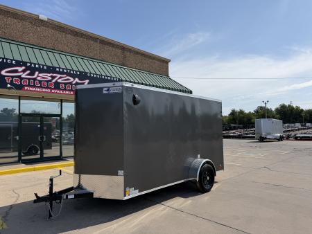 New #056768 2027 FOREST RIVER SA 6 X 12 SINGLE AXLE 3K ENCLOSED W/ REAR RAMP DOOR