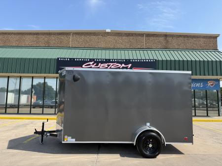 New #056768 2027 FOREST RIVER SA 6 X 12 SINGLE AXLE 3K ENCLOSED W/ REAR RAMP DOOR