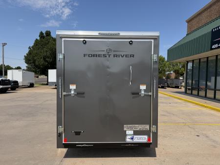 New #056768 2027 FOREST RIVER SA 6 X 12 SINGLE AXLE 3K ENCLOSED W/ REAR RAMP DOOR