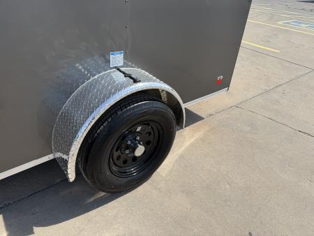 New #056768 2027 FOREST RIVER SA 6 X 12 SINGLE AXLE 3K ENCLOSED W/ REAR RAMP DOOR