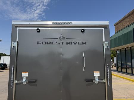 New #056768 2027 FOREST RIVER SA 6 X 12 SINGLE AXLE 3K ENCLOSED W/ REAR RAMP DOOR