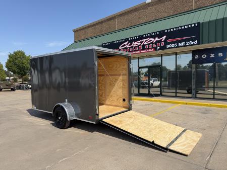 New #056768 2027 FOREST RIVER SA 6 X 12 SINGLE AXLE 3K ENCLOSED W/ REAR RAMP DOOR