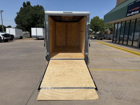 New #056768 2027 FOREST RIVER SA 6 X 12 SINGLE AXLE 3K ENCLOSED W/ REAR RAMP DOOR
