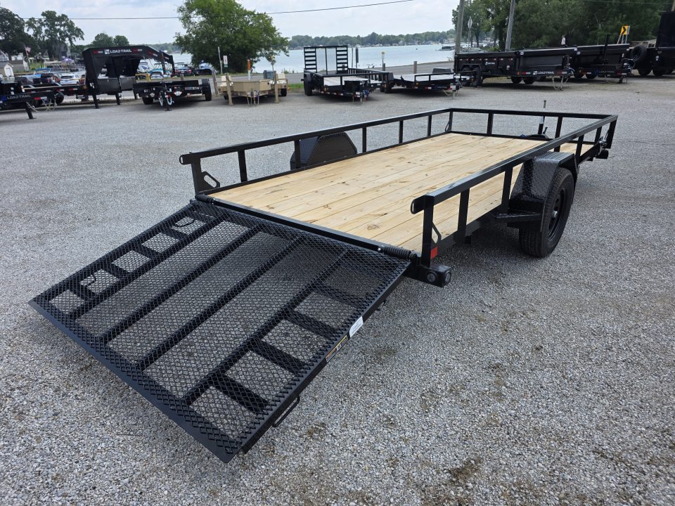 New 2026 Load Trail 77X14 77 X 14 SINGLE AXLE SXS UTV GOLF CART MOWER Utility Trailer