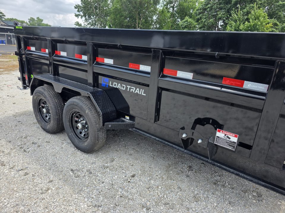 New 2026 Load Trail BRAND NEW TELESCOPIC COMMERCIAL 83" x 14' 36" SIDES 7GA FLOOR Tandem Axle Dump Low-Pro Dump TRAILER 83X14 Dump Trailer