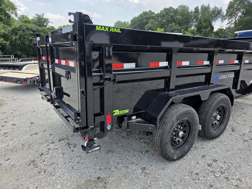 New 2026 Load Trail BRAND NEW TELESCOPIC COMMERCIAL 83" x 14' 36" SIDES 7GA FLOOR Tandem Axle Dump Low-Pro Dump TRAILER 83X14 Dump Trailer