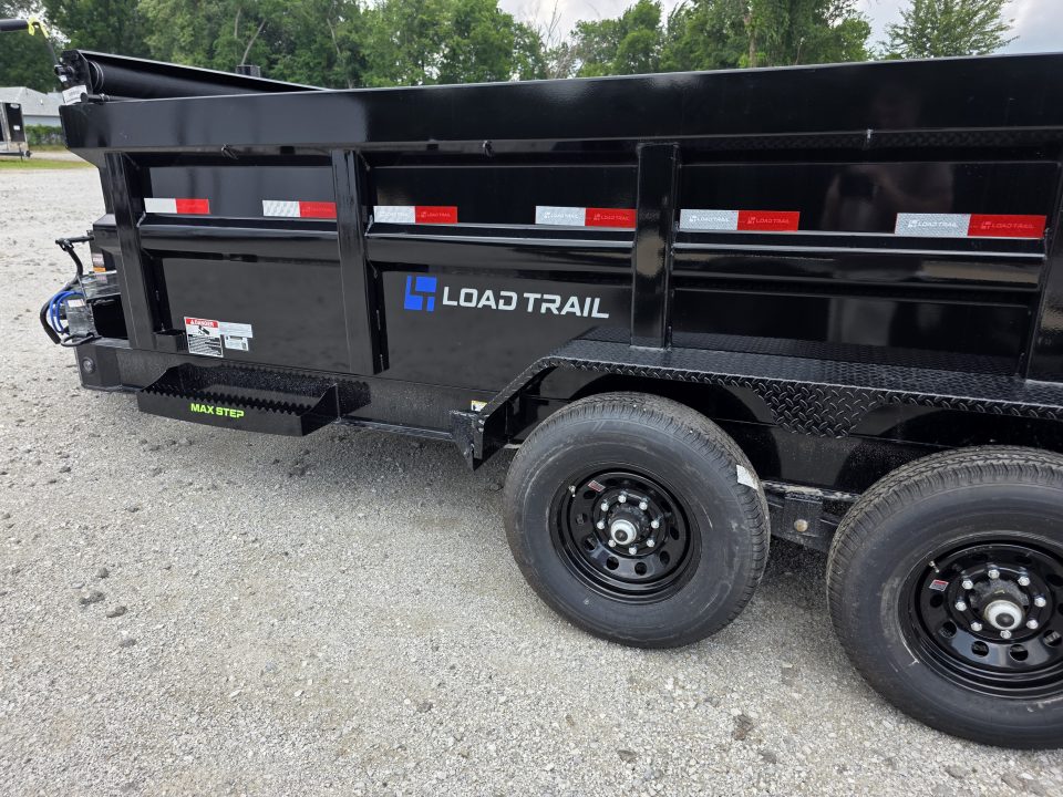 New 2026 Load Trail BRAND NEW TELESCOPIC COMMERCIAL 83" x 14' 36" SIDES 7GA FLOOR Tandem Axle Dump Low-Pro Dump TRAILER 83X14 Dump Trailer
