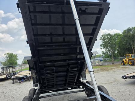 New 2026 Load Trail BRAND NEW TELESCOPIC COMMERCIAL 83" x 14' 36" SIDES 7GA FLOOR Tandem Axle Dump Low-Pro Dump TRAILER 83X14 Dump Trailer