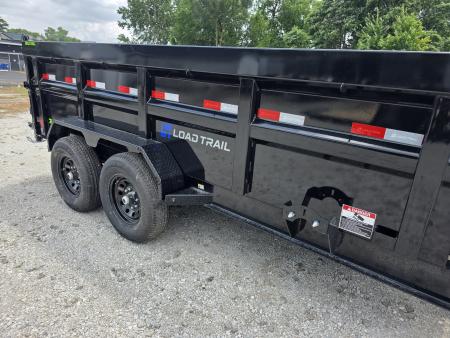 New 2026 Load Trail BRAND NEW TELESCOPIC COMMERCIAL 83" x 14' 36" SIDES 7GA FLOOR Tandem Axle Dump Low-Pro Dump TRAILER 83X14 Dump Trailer