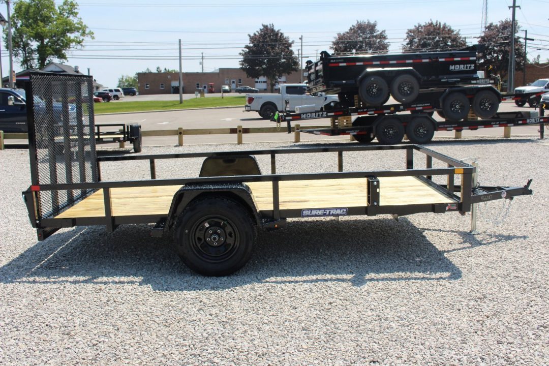 New 2027 Sure-Trac 6' x 12' Single Axle Tube Top Utility Trailer - 2990# GVW