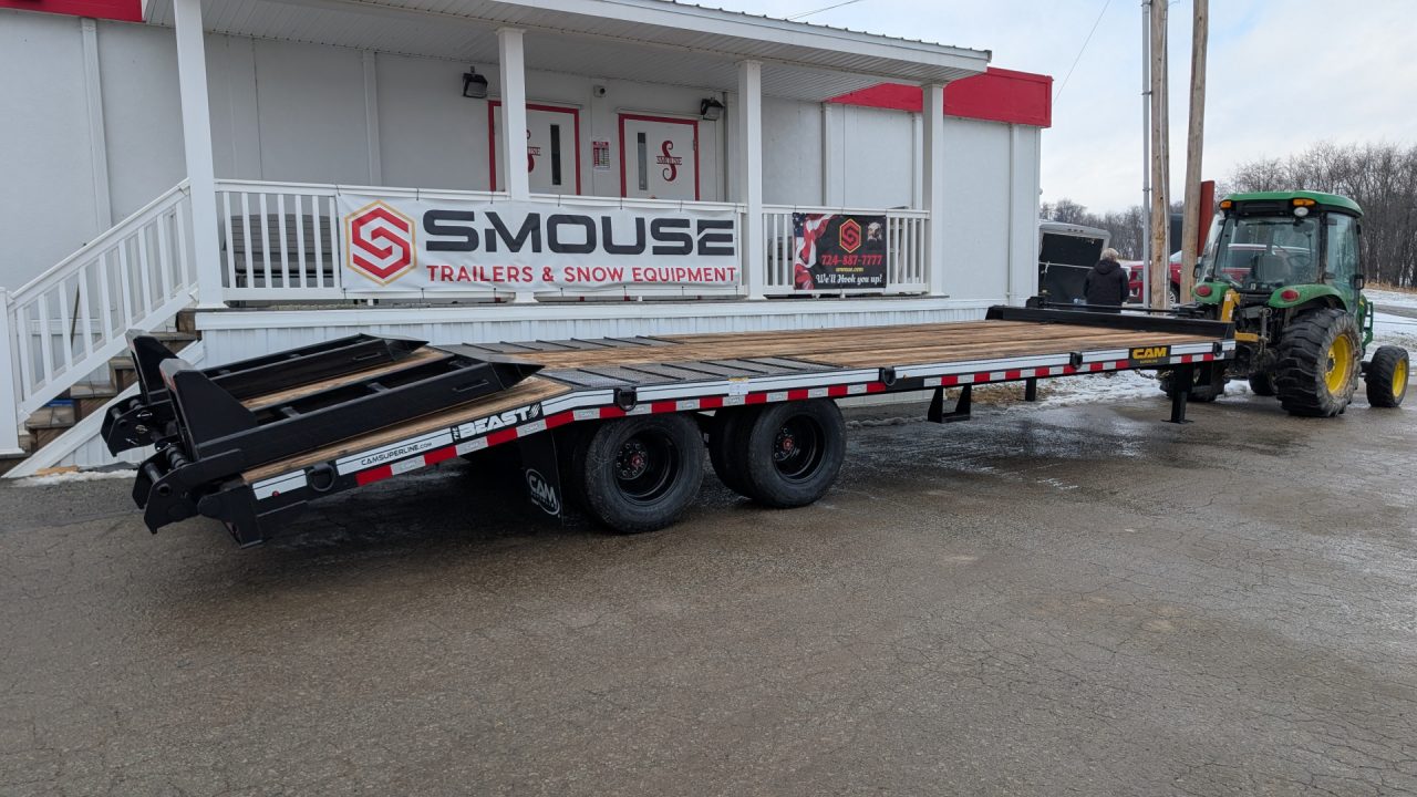 New 2027 CAM Superline 20+5 HD "BEAST" Deckover Tagalong w/ Electric Brakes