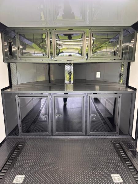 New 2026 Luxe 8.5x28 Race Trailer - Finished Interior- 7000lb Spread Torsion - Recessed E-Track-Full Escape Door-Removable Fender