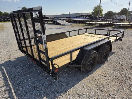 New 2026 Load Trail 83X14 TANDEM 7K TUBE TOP UTILITY W/4' SPRING GATE