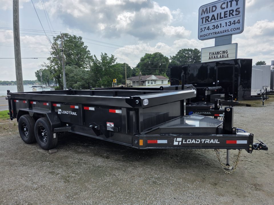New 2026 Load Trail 83X16 14K DUMP TRAILER 24" SIDE 7 GAUGE FLOOR COMMERCIAL 83 X 16 Dump Trailer