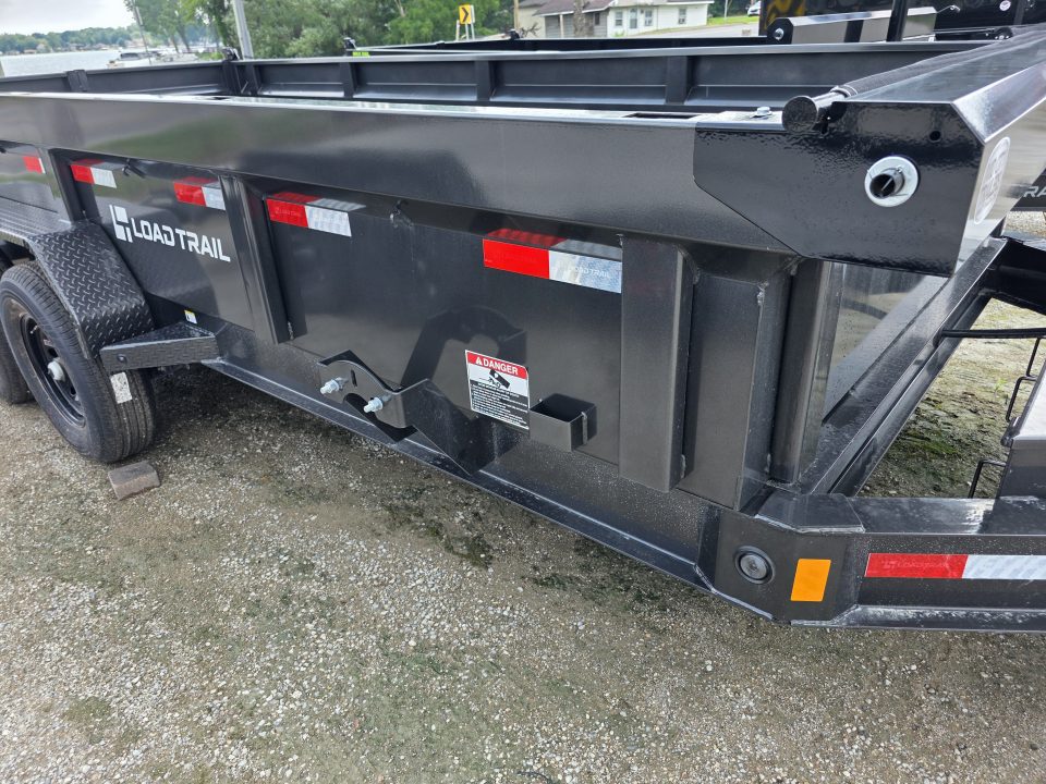 New 2026 Load Trail 83X16 14K DUMP TRAILER 24" SIDE 7 GAUGE FLOOR COMMERCIAL 83 X 16 Dump Trailer