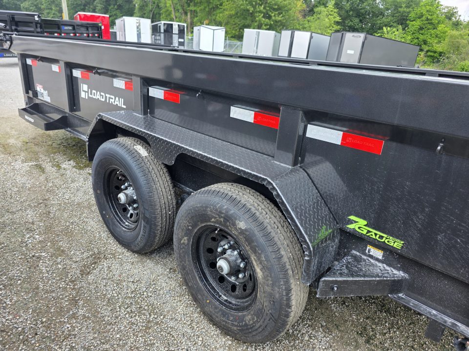 New 2026 Load Trail 83X16 14K DUMP TRAILER 24" SIDE 7 GAUGE FLOOR COMMERCIAL 83 X 16 Dump Trailer