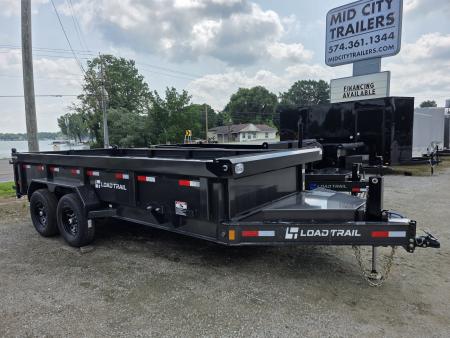 New 2026 Load Trail 83X16 14K DUMP TRAILER 24" SIDE 7 GAUGE FLOOR COMMERCIAL 83 X 16 Dump Trailer