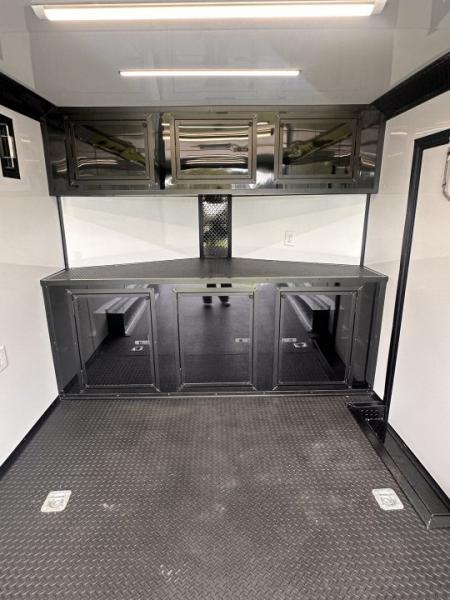 New 2026 Luxe 8.5x16 Race Trailer-Finsihed Interior-5200LB Torsion Axle- Black poly