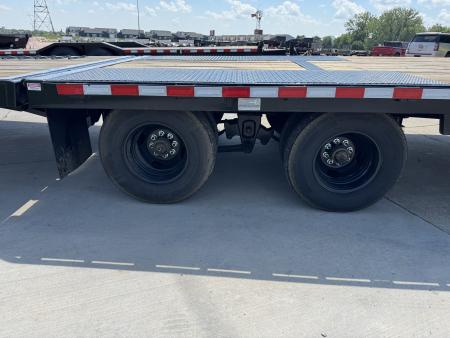 Used 2023 Midsota FB36GN Hydraulic Tail Flatbed Trailer
