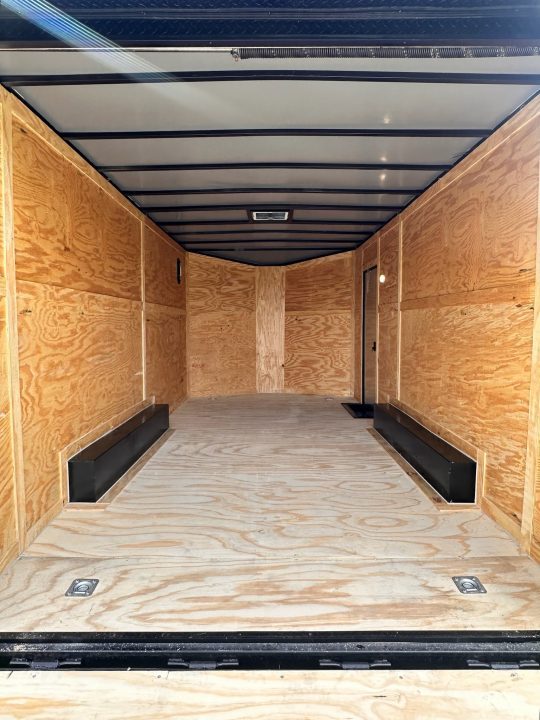 New 2026 Luxe 8.5x18 Car Hauler- 5200LB Torsion Axle- Black poly-Blackout