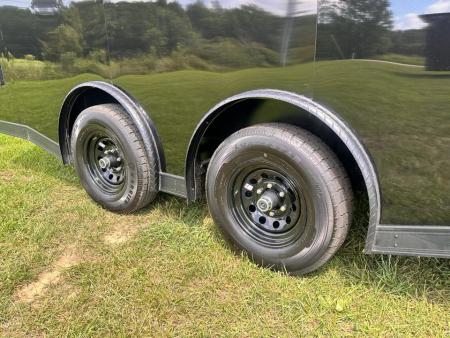 New 2026 Luxe 8.5x18 Car Hauler- 5200LB Torsion Axle- Black poly-Blackout