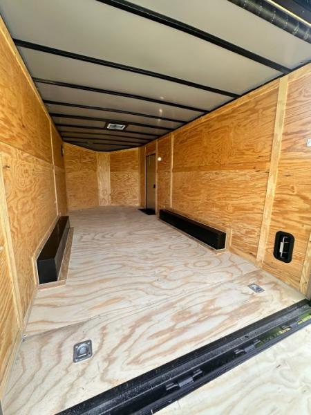New 2026 Luxe 8.5x18 Car Hauler- 5200LB Torsion Axle- Black poly-Blackout