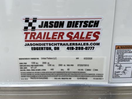 New United Trailers UJ-6X10 Cargo / Enclosed Trailer