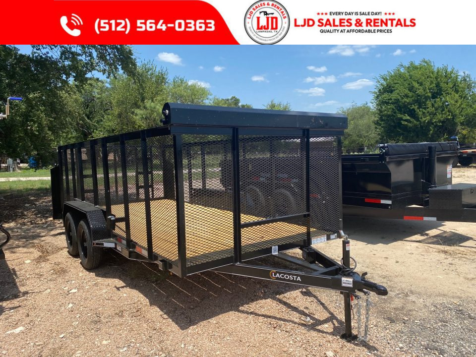 New 2026 Lacosta - 83  x 16' - 4' Walls - Trash Trailer